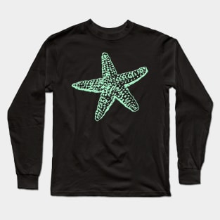 Starfish, Seafoam Green Long Sleeve T-Shirt